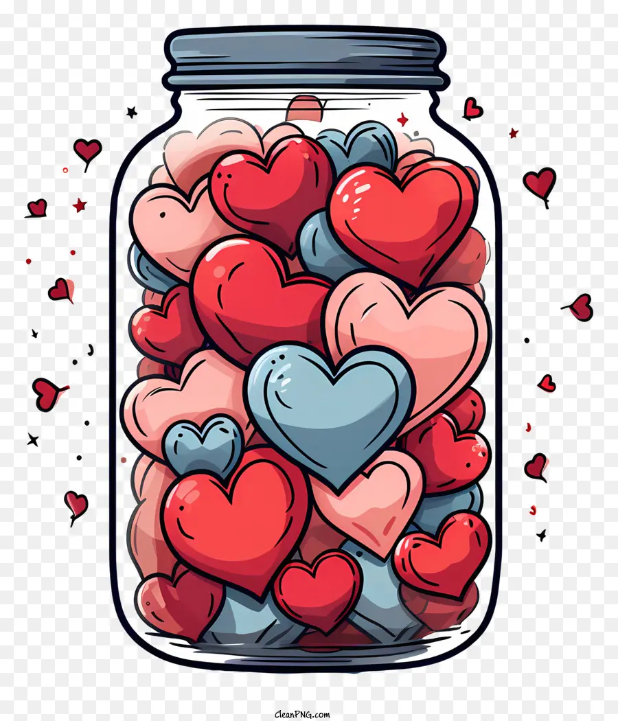 Jarra De Albañil Con Corazón，Jar Mason PNG