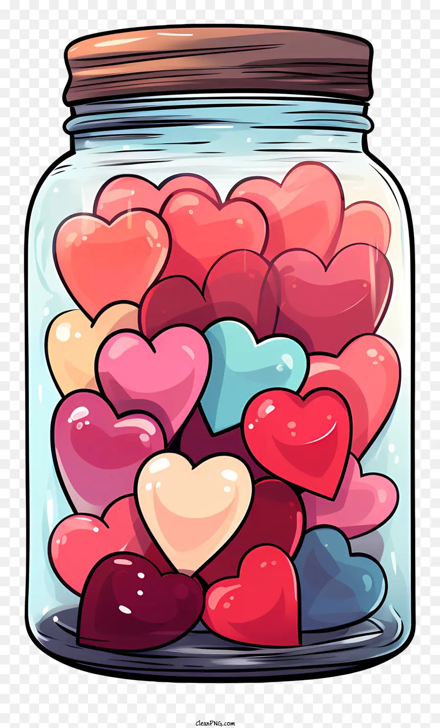 Jarra De Albañil Con Corazón，El Amor Jar PNG