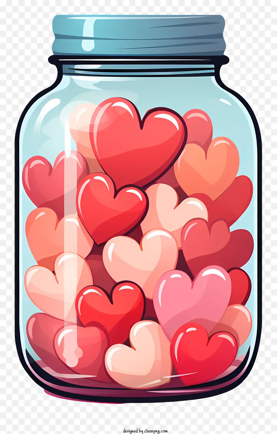 Jarra De Albañil Con Corazón，Frasco De Vidrio PNG