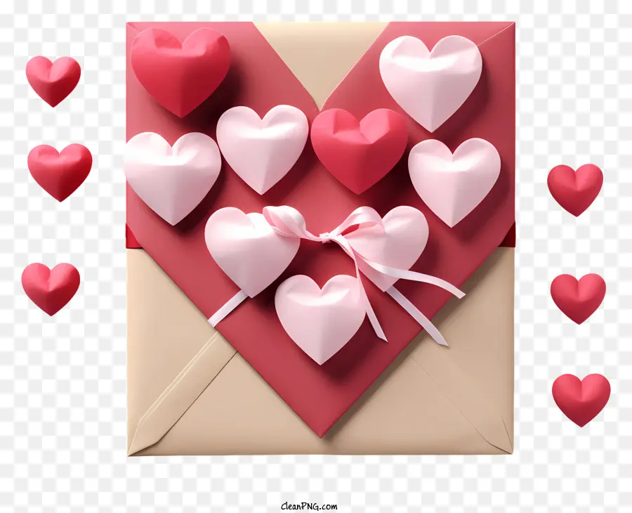 Carta，Corazones PNG