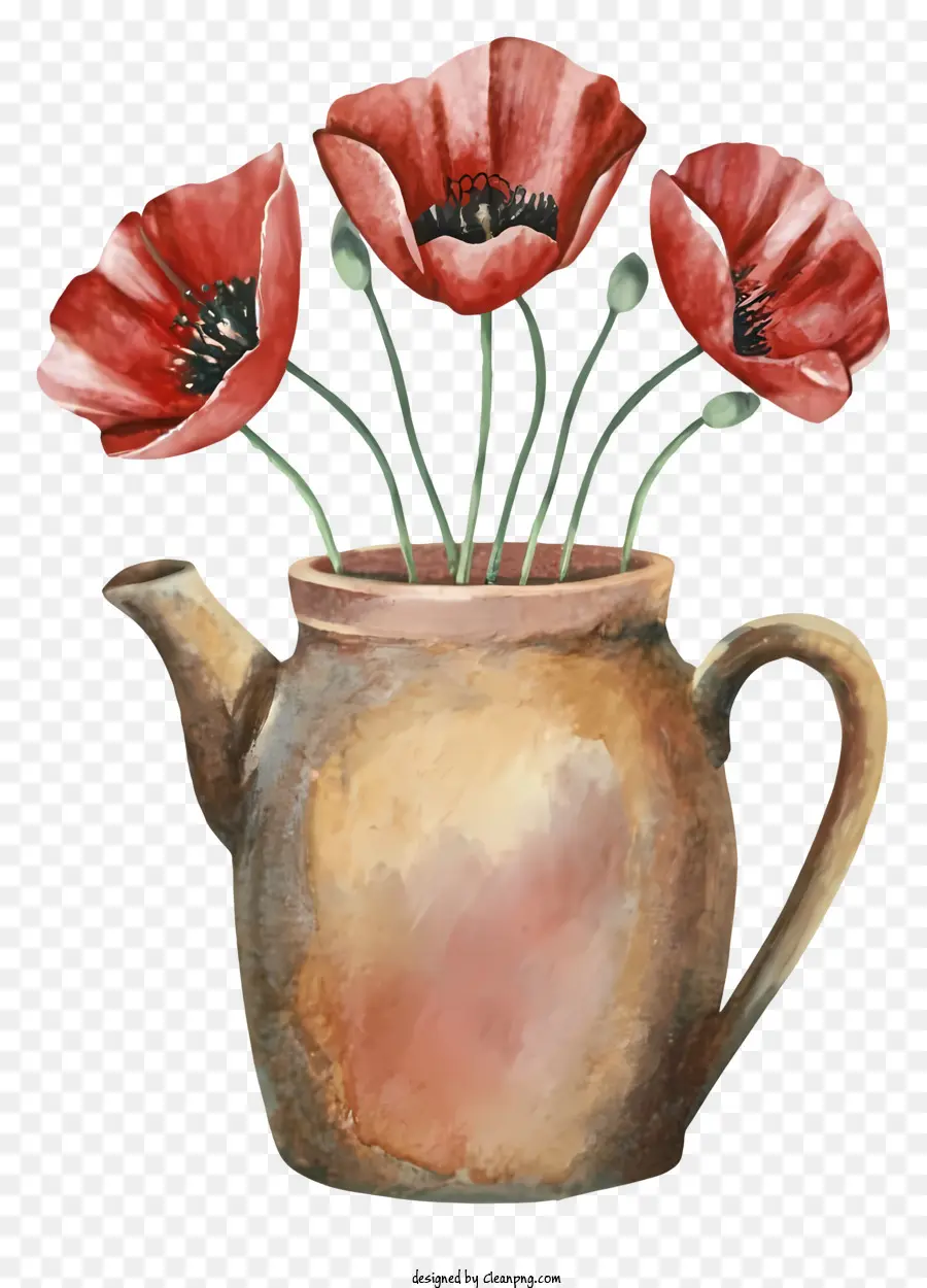 Dibujos Animados，Flores En Maceta PNG