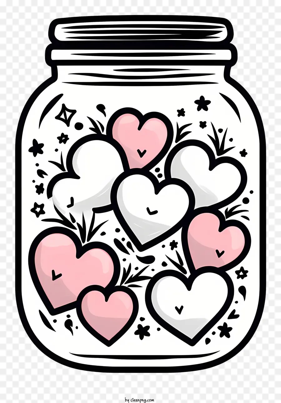 Jarra De Albañil Con Corazón，Jar Mason PNG