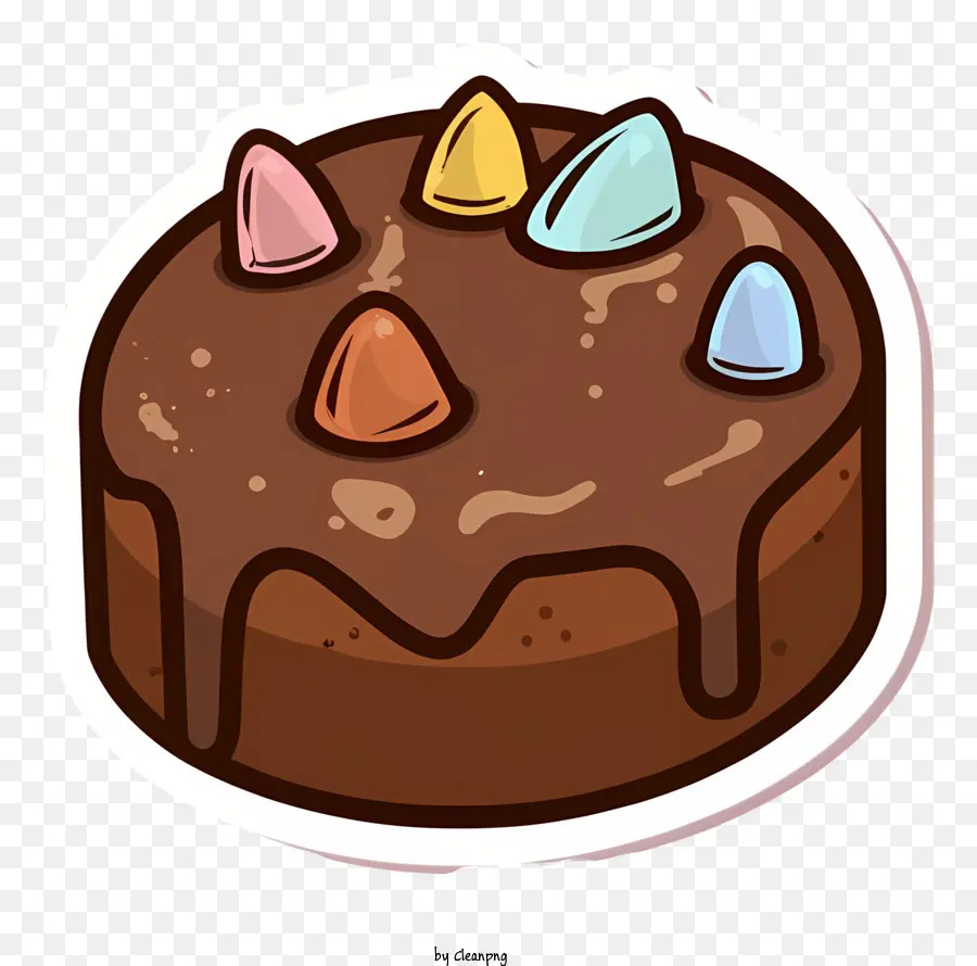 La Historieta，Pastel De Chocolate PNG