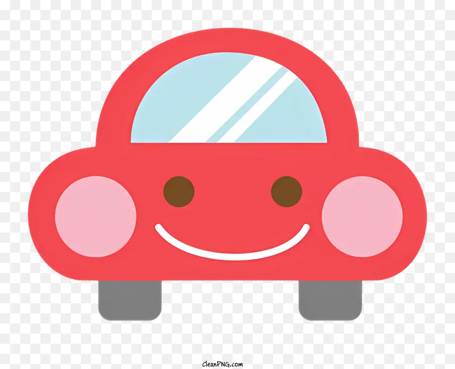 Icono，Coche Rojo De Dibujos Animados PNG