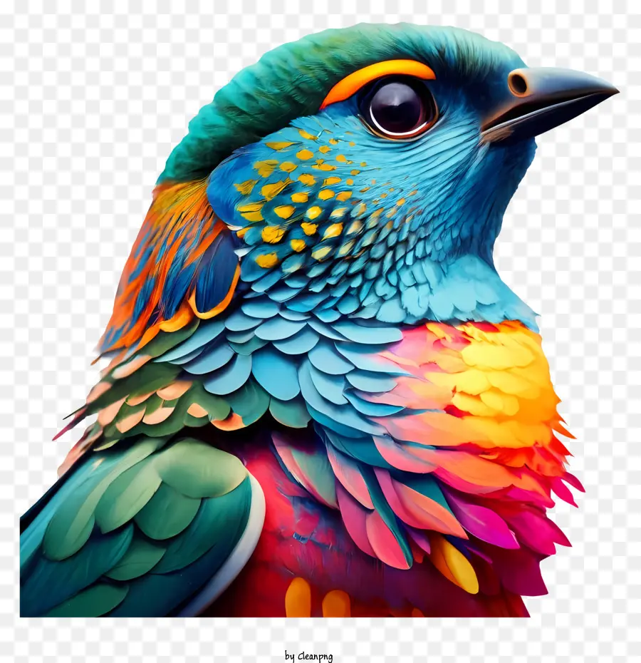 La Historieta，Pájaro De Colores PNG