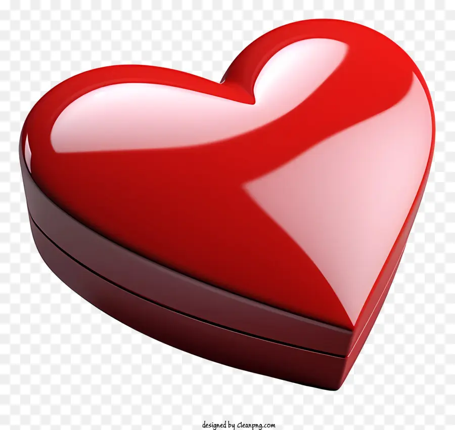 Caja De Regalo，Corazón Rojo PNG