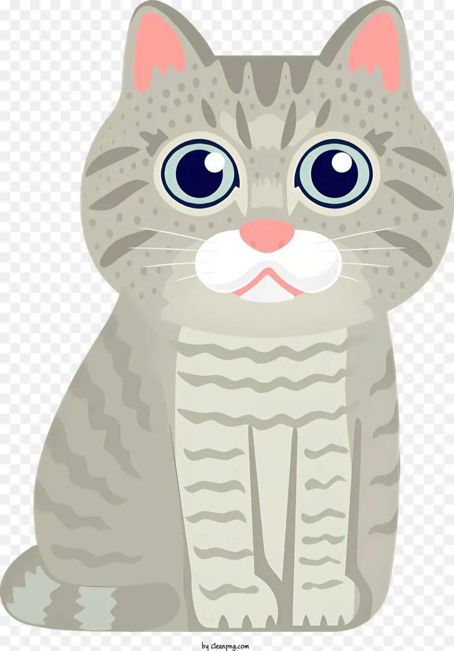 El Gato Gris，Gato Sentado PNG