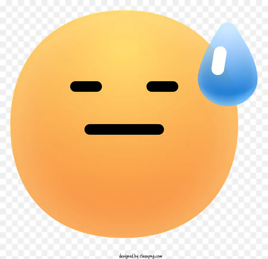 Icono，Emoji Sudando PNG