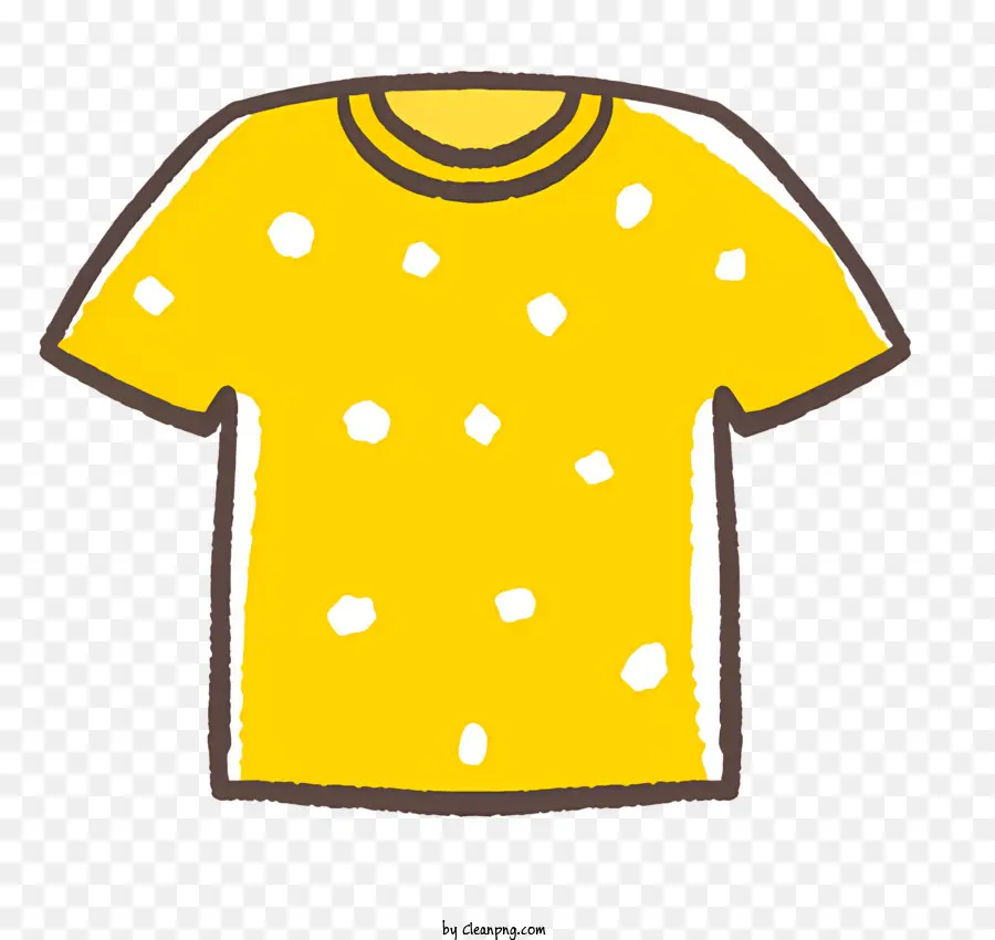 El Amarillo De La Camiseta De La，Patrón De Punto De PNG