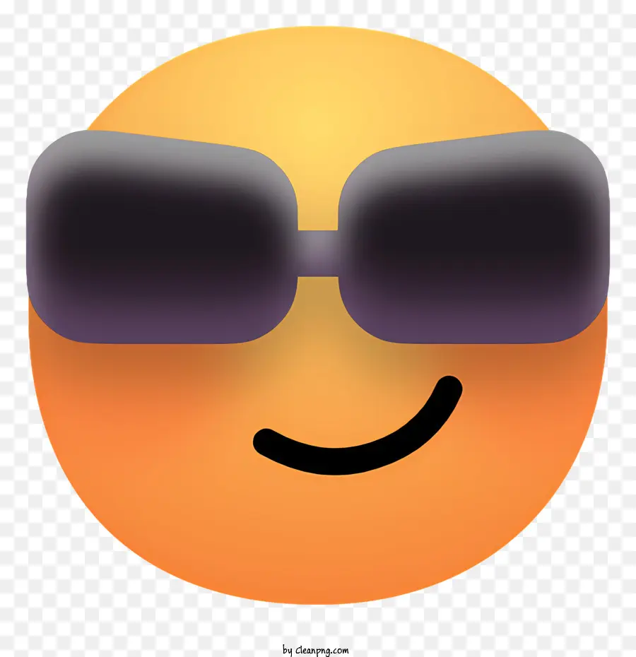 Emoji De Dibujos Animados，Gafas De Sol Emoji PNG