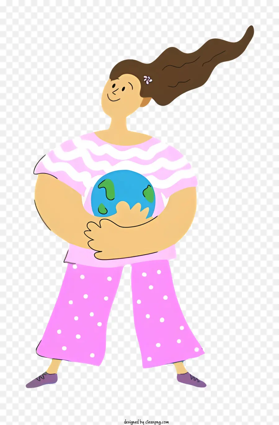 Cruz，Chica Con Globo PNG