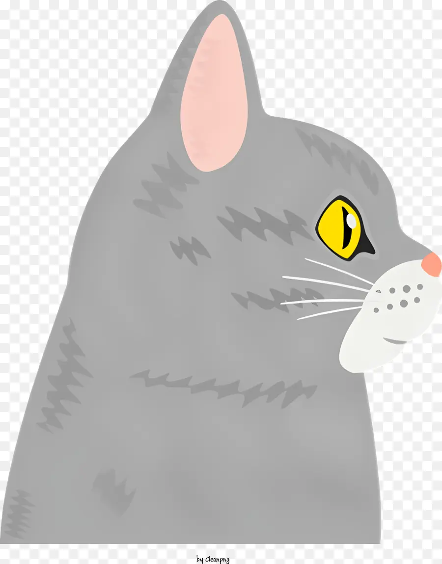 Icono，Gato Gris PNG