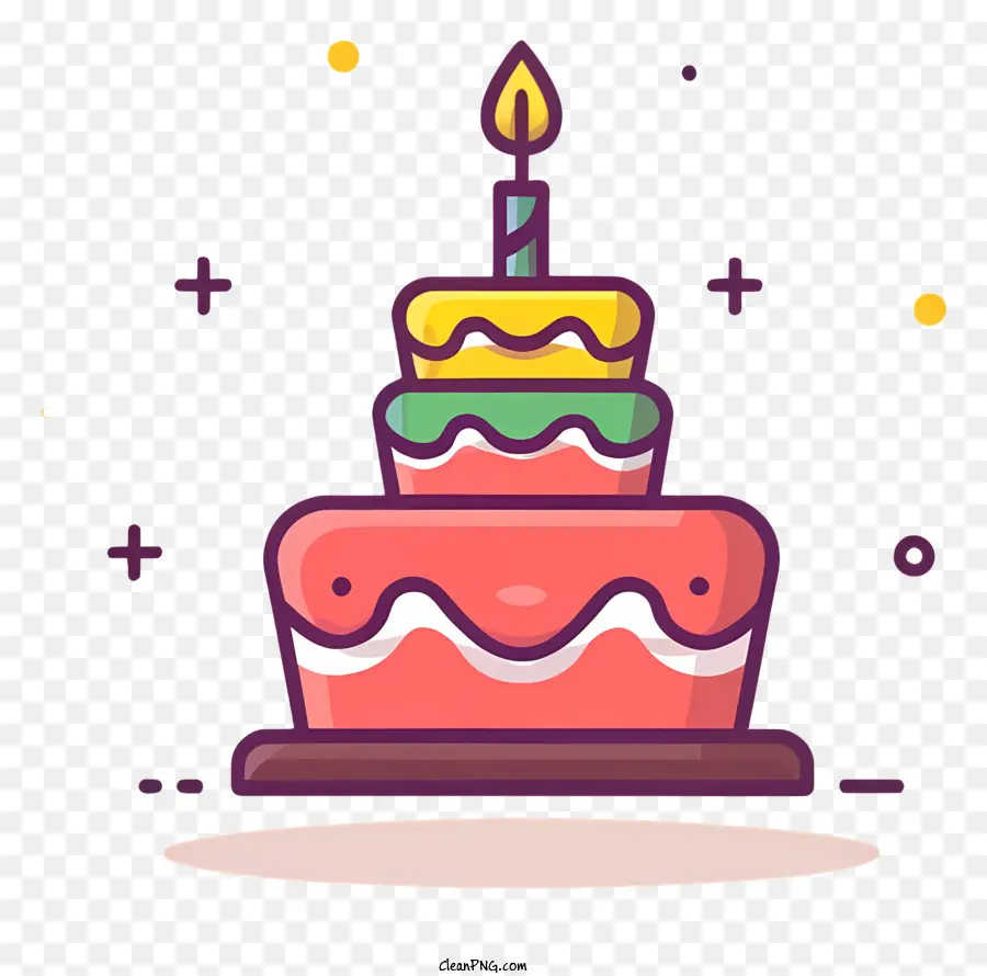 Dibujos Animados，Torta De Cumpleaños PNG