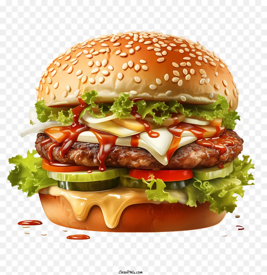 Hamburguesa Americana，Hamburguesa Con Queso PNG