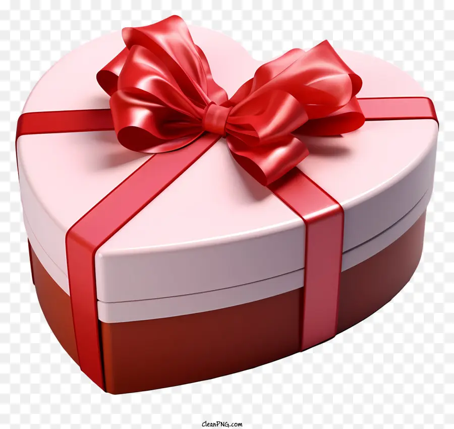 Caja De Regalo，Heartshaped Cuadro PNG