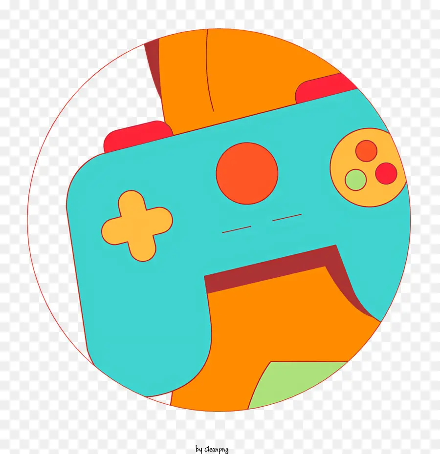 Control De Juego De Video，Representación De Dibujos Animados PNG