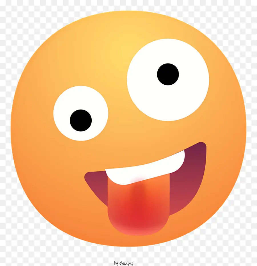 La Cara Sonriente，Lengua Fuera PNG