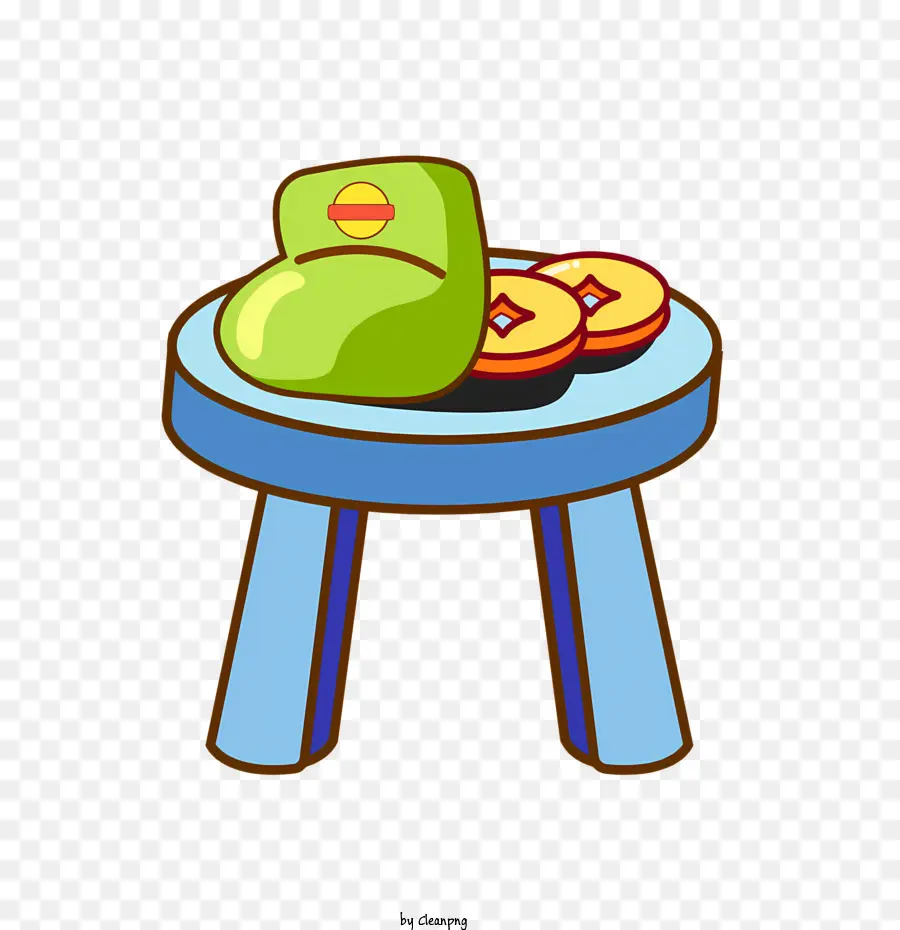 Mesa De Madera，Sombrero PNG