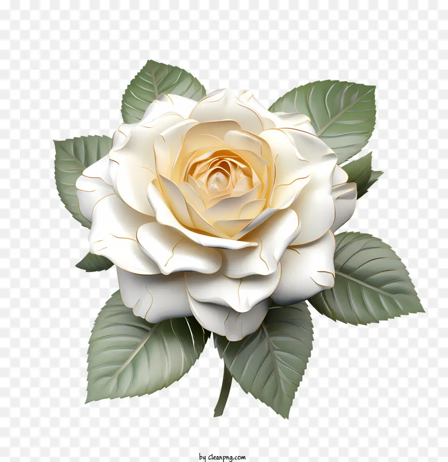 Flor De Rosa Blanca，De La Rosa Blanca PNG