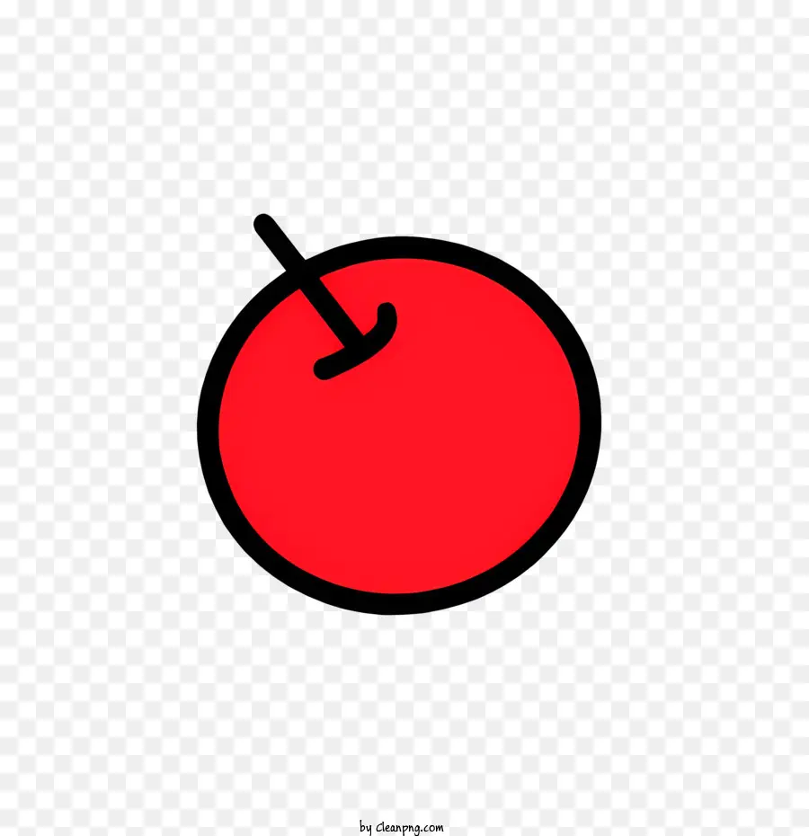 Manzana Roja，Símbolo De La Felicidad PNG