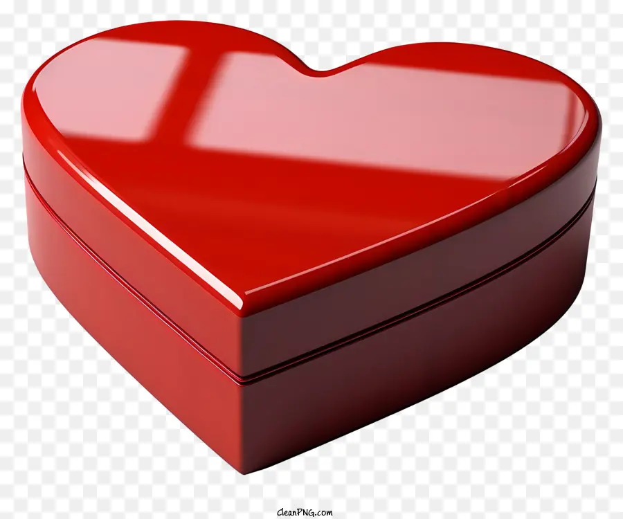 Caja De Regalo，Caja De Corazón Rojo PNG