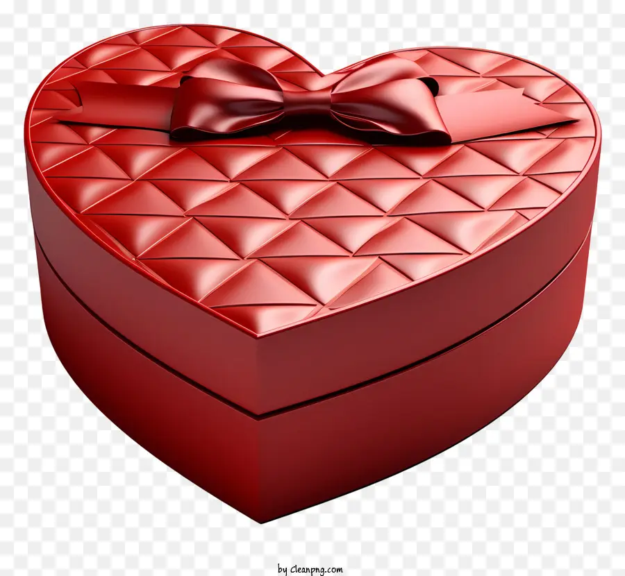 Caja De Regalo，Rojo Heartshaped Cuadro PNG