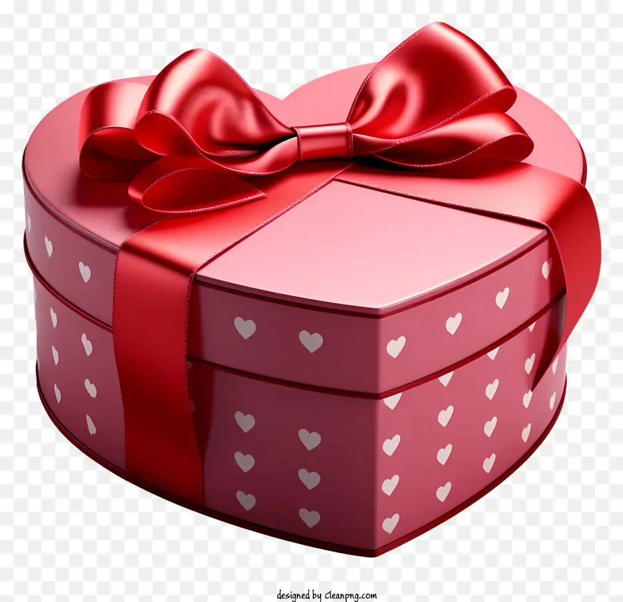 Caja De Regalo，Bombones En Forma De Corazón PNG