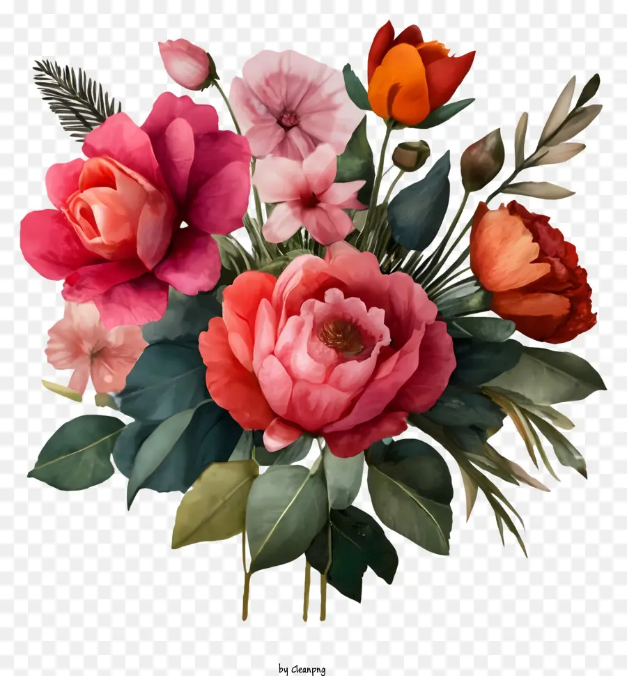 La Historieta，Bouquet Of Flowers PNG