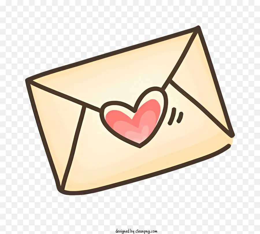 Correo，Heartshaped Envolvente PNG