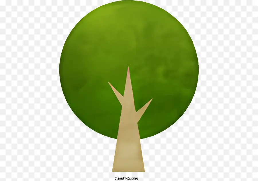 árbol Verde，Marrón El Tronco PNG