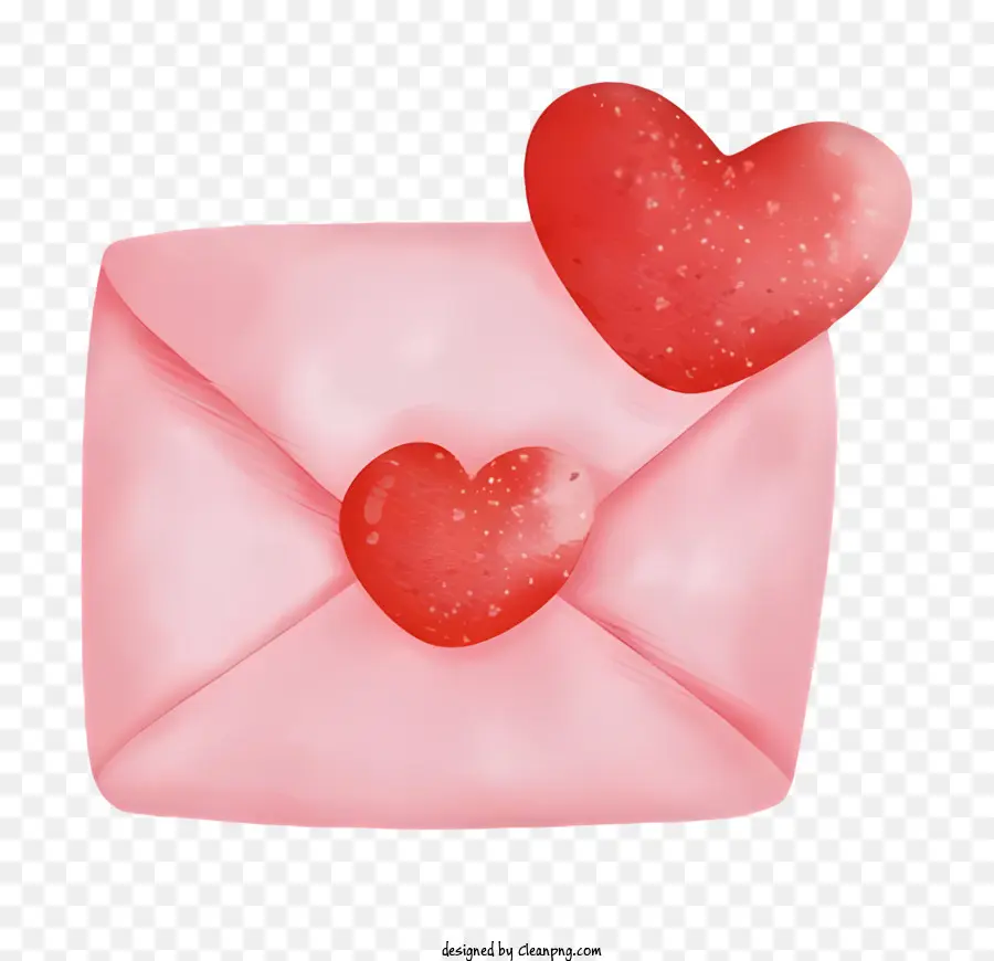 Correo，Sobre Rosado PNG