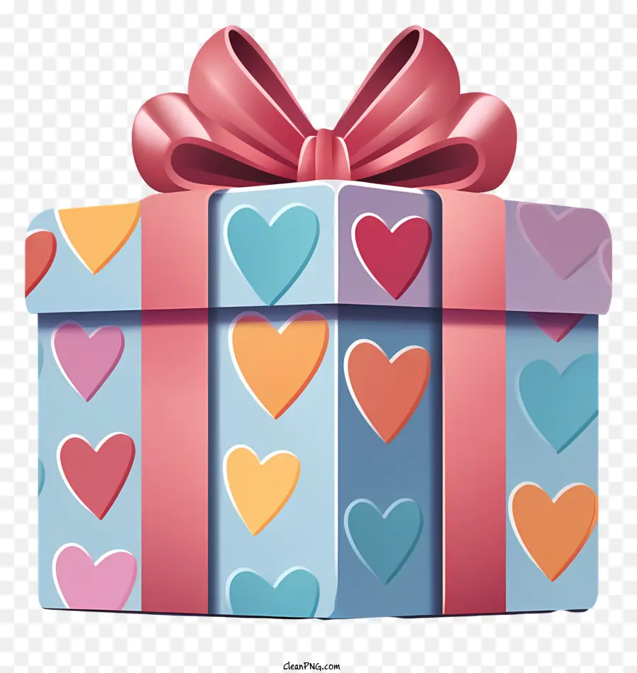 Caja De Regalo，Caja De Regalo Con Corazon PNG