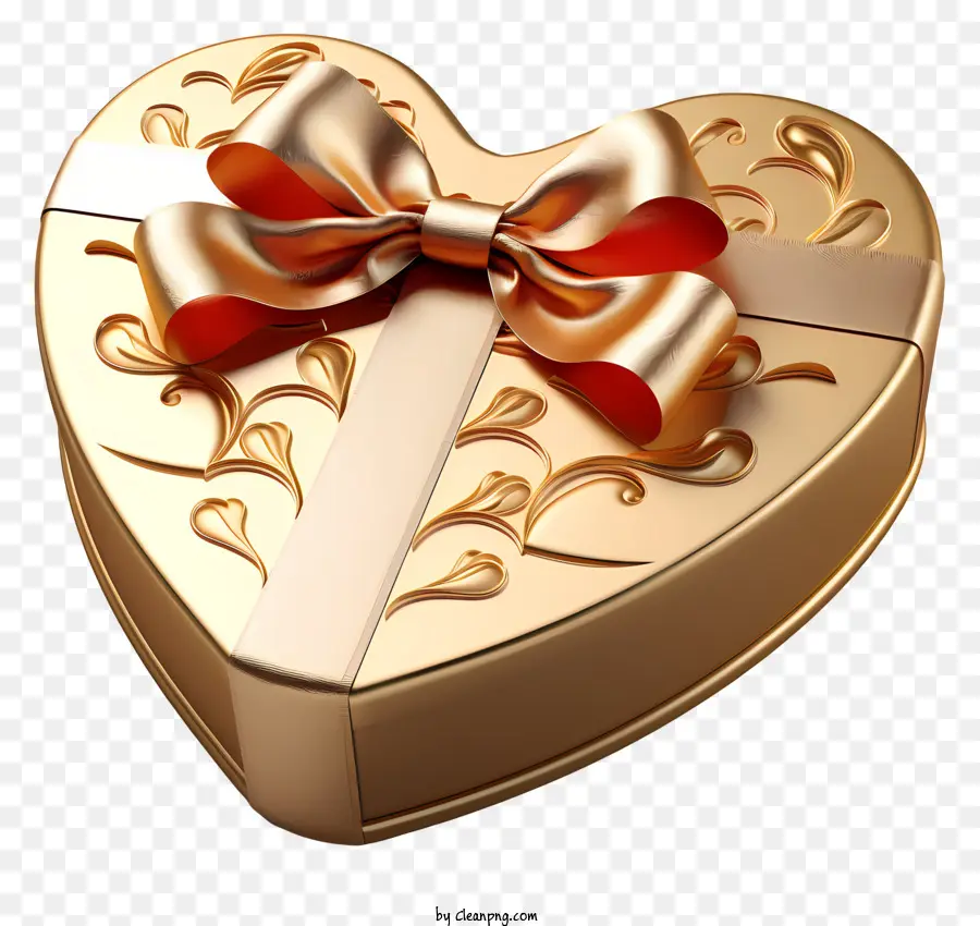 Caja De Regalo，Heartshaped Cuadro PNG