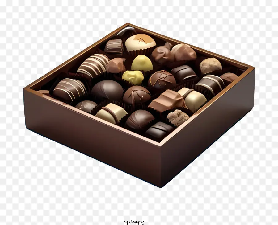 Chocolate，Caja De Chocolate PNG