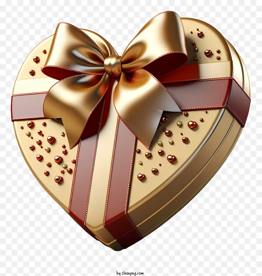 Caja De Regalo，Heartshaped Cuadro PNG