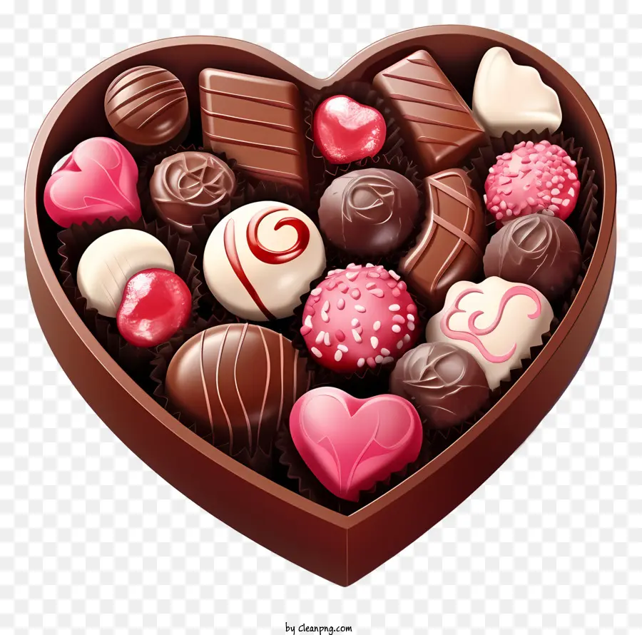 Chocolate，Corazón De Chocolate PNG