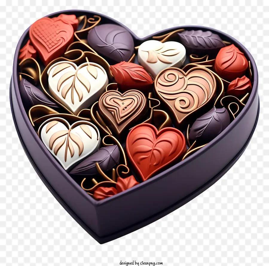 Chocolate，Corazones De Chocolate PNG