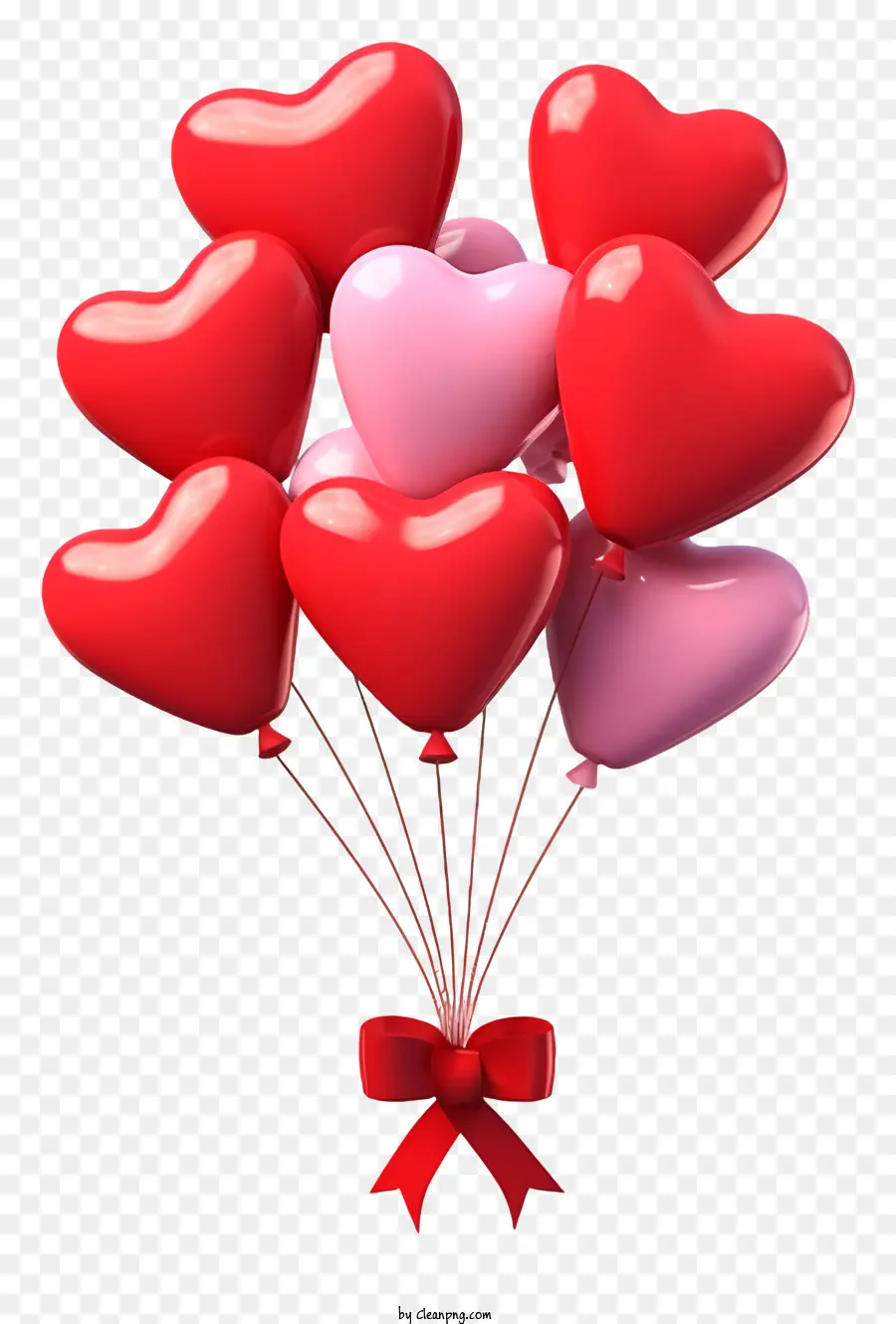 Dibujos Animados De Regalos De San Valentín，Heartshaped Globos PNG