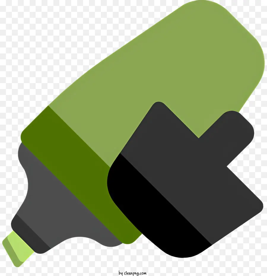 Icono，Marcador Verde PNG