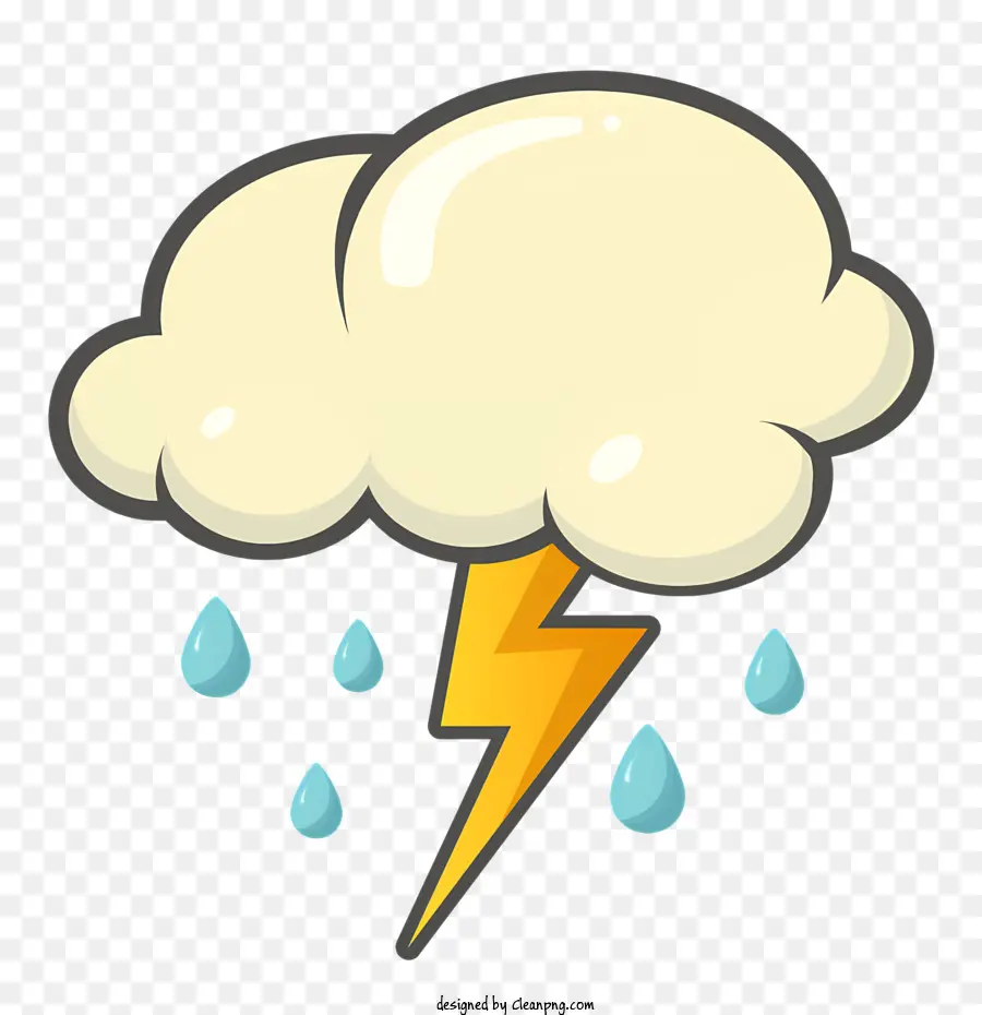 Icono，Nube De Tormenta PNG