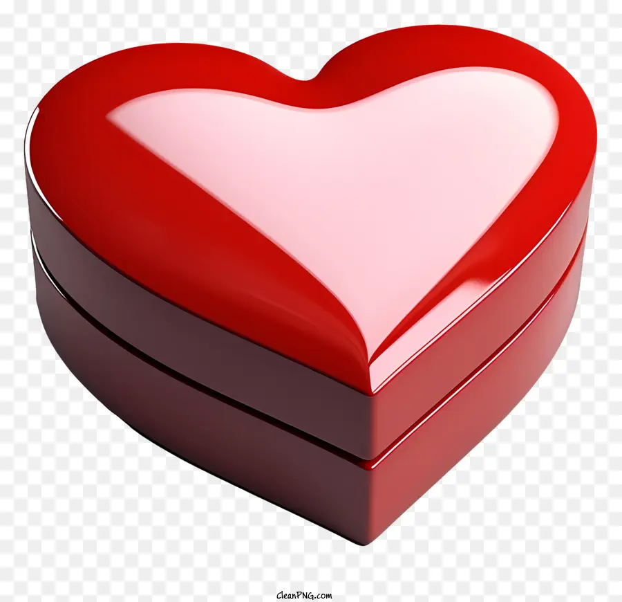 Caja De Regalo，Corazón Rojo PNG