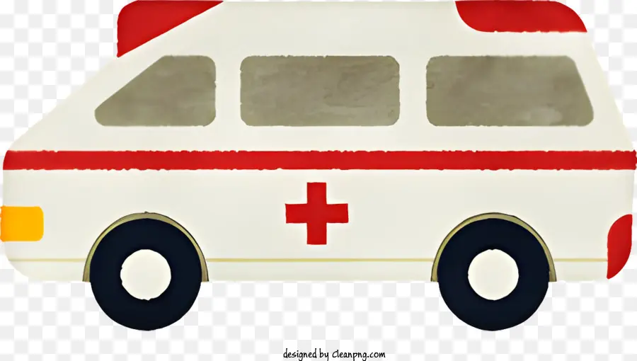 Ambulancia，Ambulancia Roja Y Blanca PNG