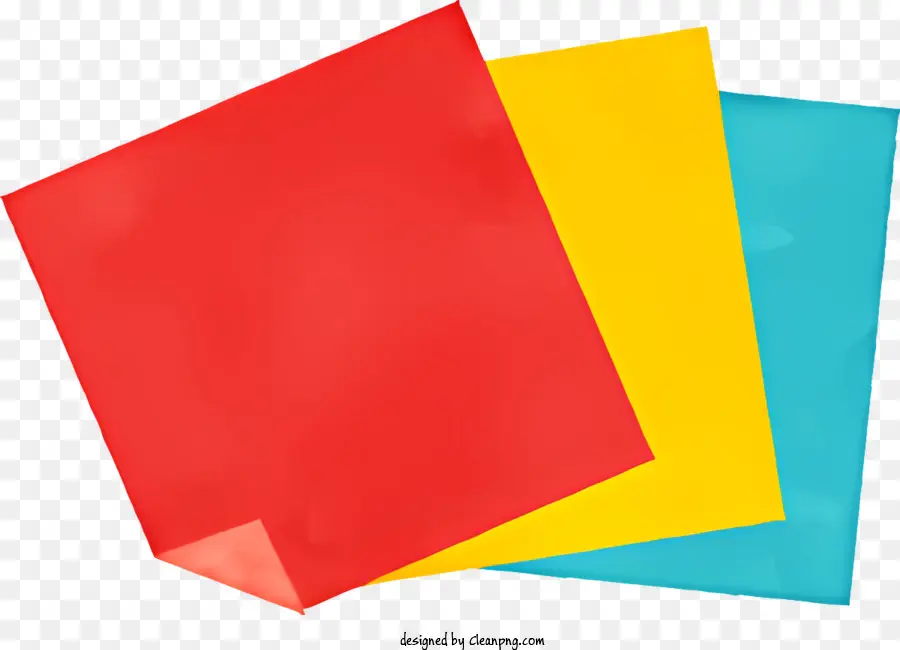 Colores De Papel，Rojo PNG