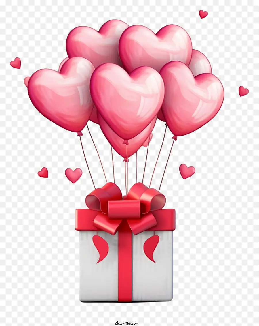 Dibujos Animados De Regalos De San Valentín，Heartshaped Cuadro PNG