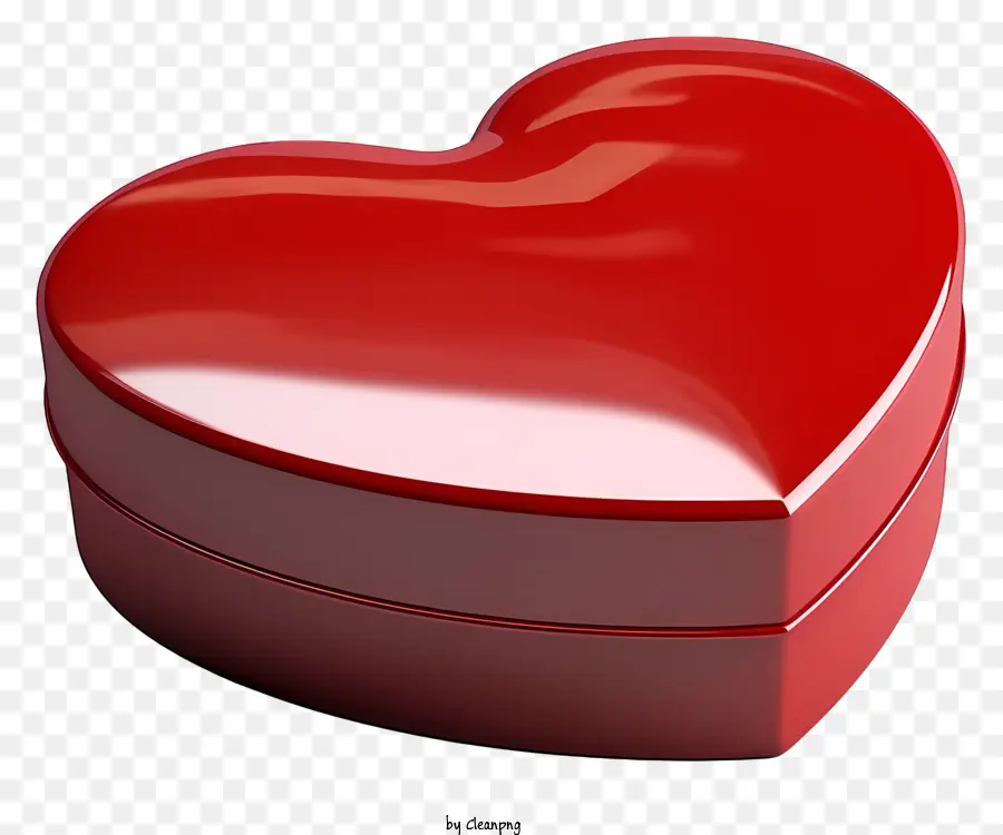 Caja De Regalo，Caja En Forma De Corazón Rojo PNG