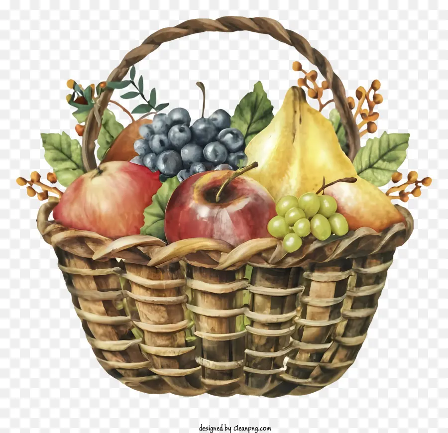 Dibujos Animados，Cesta De Frutas PNG