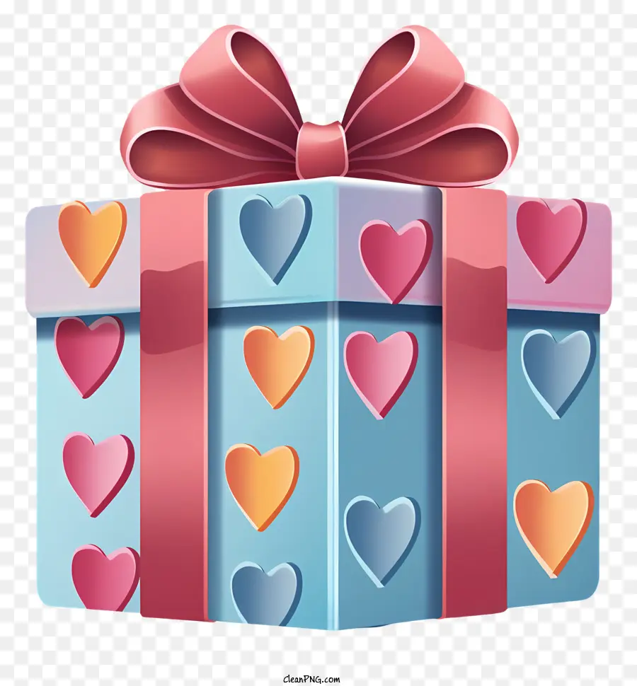 Caja De Regalo，Caja De Regalo Con Corazon PNG