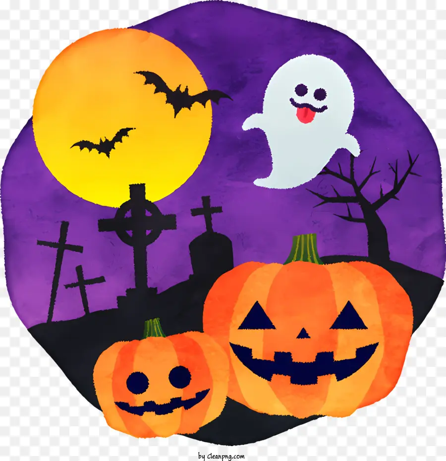 Icono，Escena De Halloween PNG