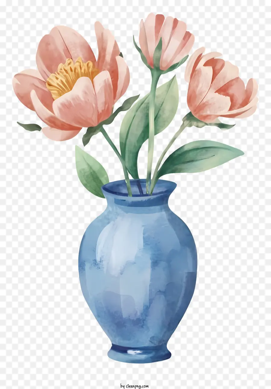 Dibujos Animados，Flores En Florero PNG