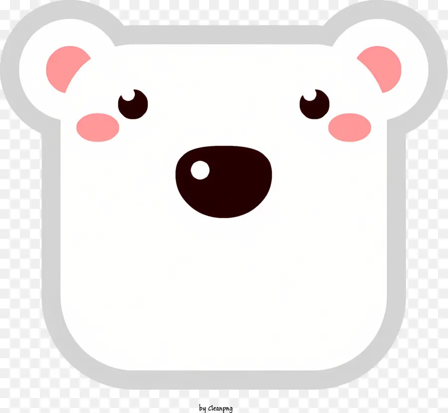 Oso Blanco，Los Ojos Rosados PNG